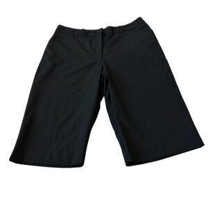 Worthington Shorts Women's Size 6 Modern Fit Black Refined Stripe NWT